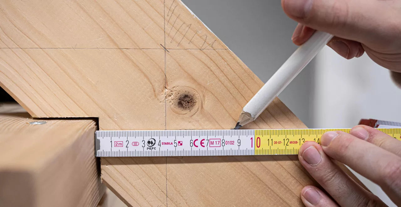 Stabila Houten Vouwmeter - Serie 700 - Bedrukt